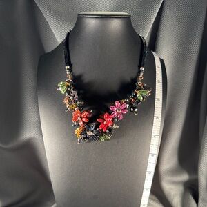 Chico's Vibrant Floral Necklace